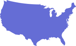 usa map shape